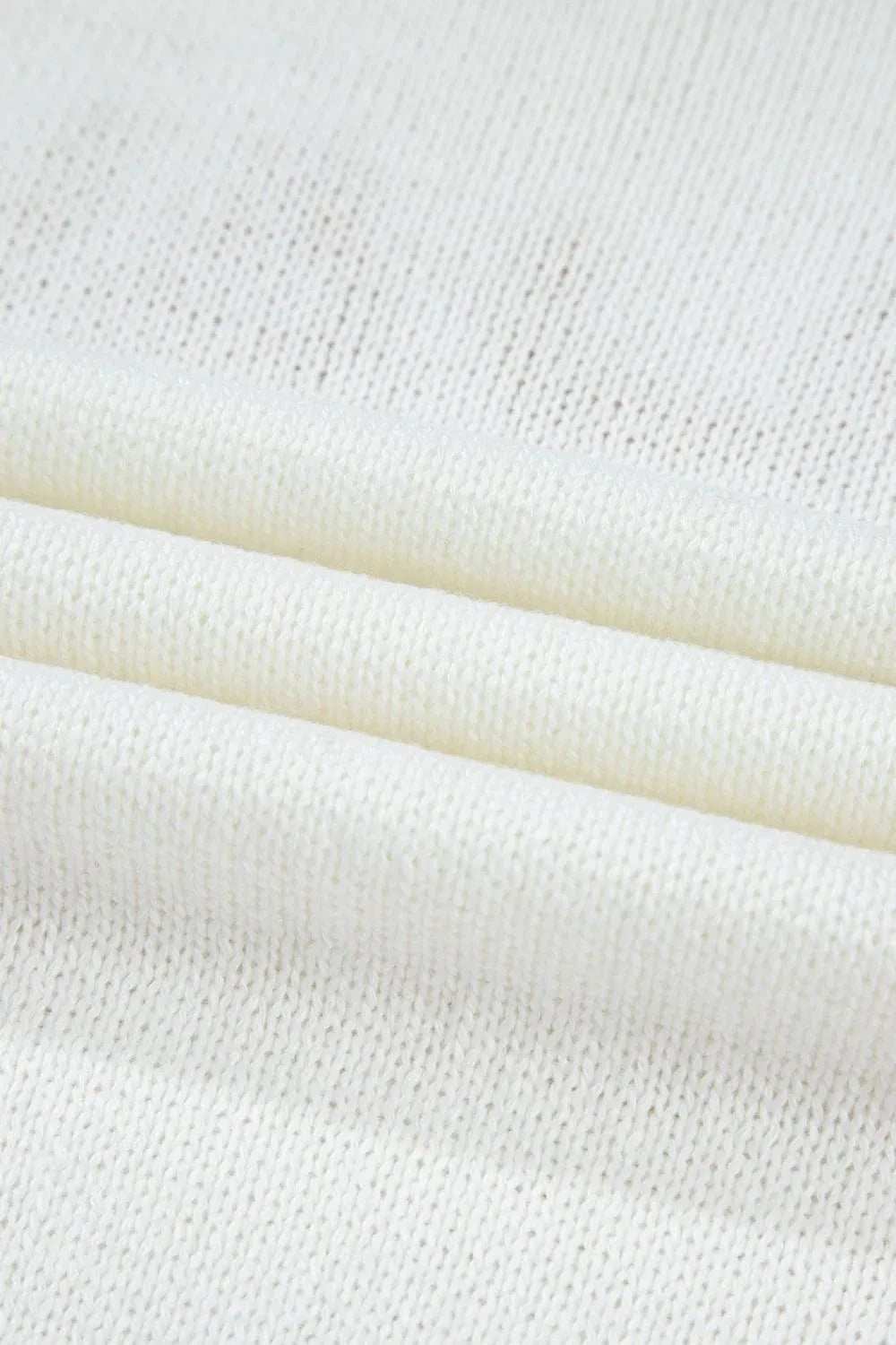 YEEHAW Stitch Edge Crew Neck Knit Top - Trendsi - Flyclothing LLC