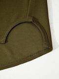Ribbed Knit Oversized Sweatshirt - Trendsi - Flyclothing LLC
