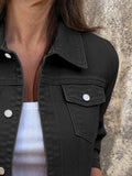 Button Front Closure Denim Jacket - Trendsi - Flyclothing LLC