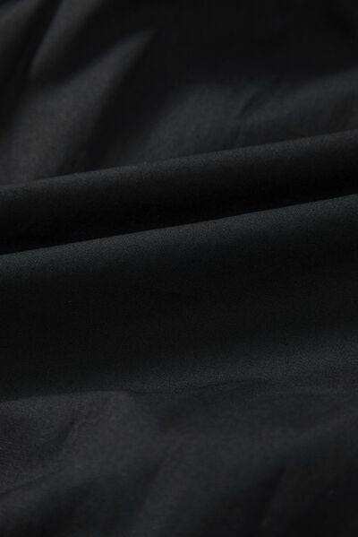 Button Down Puff Sleeve Ruffle Hem Dress - Trendsi - Flyclothing LLC