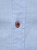Men's Full Size Button Down Embroidered Shirt Plus Size - Trendsi