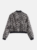 Pocketed Snap Down Baseball Collar Jacket - Trendsi - Flyclothing LLC
