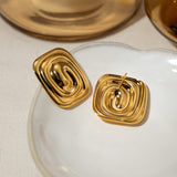 Stainless Steel Stud Earrings - Trendsi