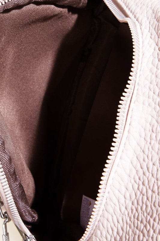 Fame Textured PU Leather Sling Bag - Trendsi - Flyclothing LLC