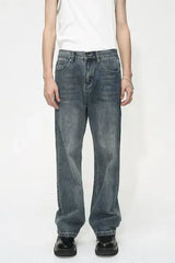 Mid Rise Jeans with Pockets - Trendsi - Flyclothing LLC