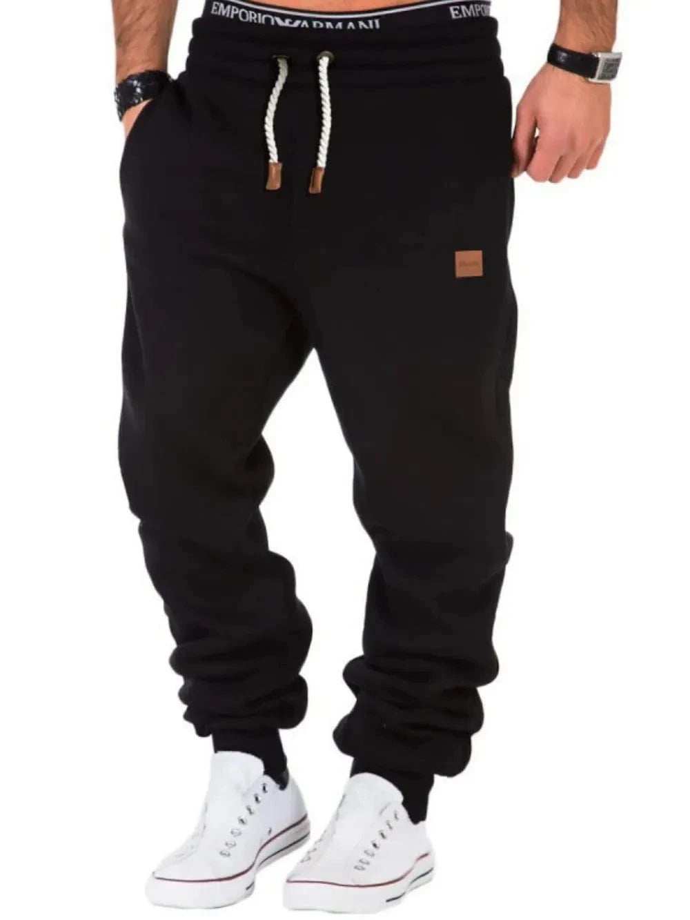 Men's Full Size Drawstring Pants Plus Size - Trendsi - Flyclothing LLC