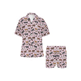 Baha Ranch Pink Cattle Ranch Women's Western Pajama Set