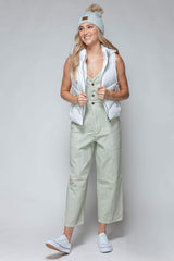 Snobbish Zip Up Quilted Hooded Vest - Trendsi - Flyclothing LLC