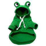 Soft Warm Cat Clothes For Small Dogs Cats Funny Halloween Cosplay Frog Costume Kitten Creative Sweatshirts Pet Autumn Hoodies - My Store - Flyclothing LLC
