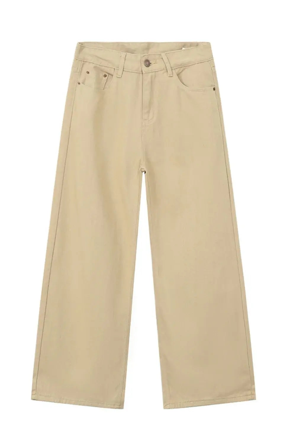 Wide Leg Jeans with Pockets - Trendsi - Flyclothing LLC