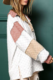 Exposed Seam Side Slit Color Block Long Sleeve Sweatshirt - Trendsi - Flyclothing LLC