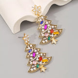 Christmas Tree Dangle Earrings - Trendsi - Flyclothing LLC