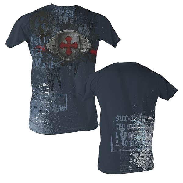 Sanctify Warriors Mens Navy Shirt