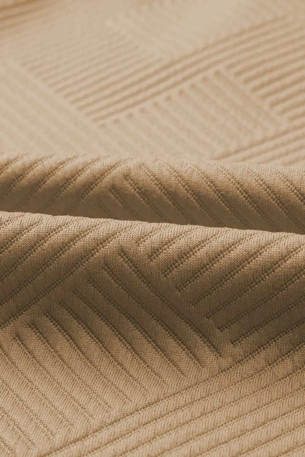 Textured Collared Neck Top and Wide Leg Pants Set - Trendsi - Flyclothing LLC