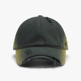 Distressed Adjustable Cotton Hat - Trendsi - Flyclothing LLC
