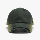 Distressed Adjustable Cotton Hat - Trendsi - Flyclothing LLC
