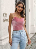 Sweetheart Neck Cropped Cami - Trendsi - Flyclothing LLC