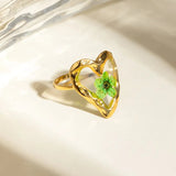 Stainless Steel Eternal Flower Ring - Trendsi
