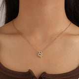 18K Gold-Plated Pendant Necklace - Trendsi - Flyclothing LLC