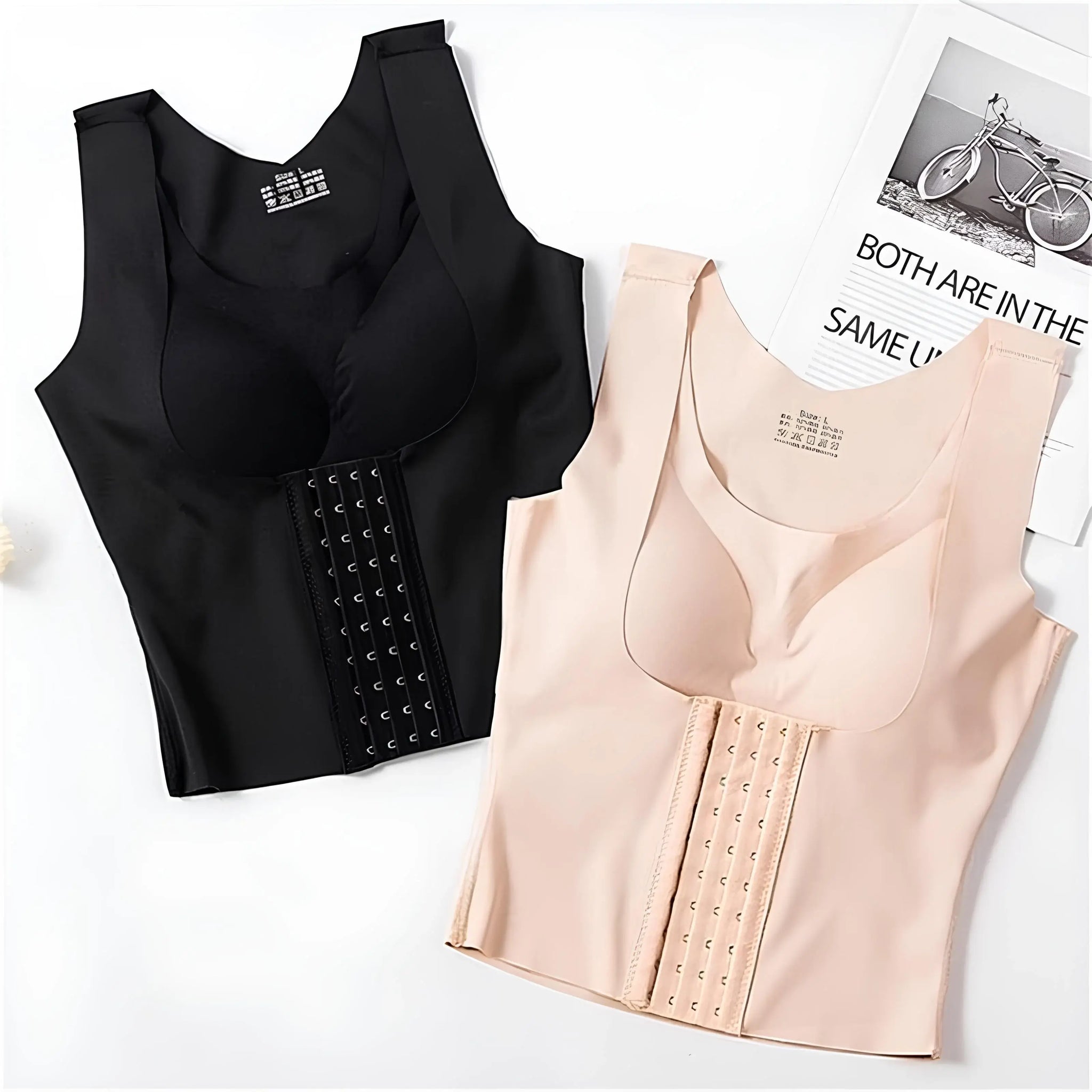 Basic Bae Scoop Neck Shapewear Tank with Removable Paddings - ShopBasicbae - Flyclothing LLC