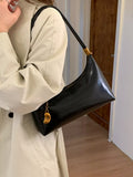 Chain Charm Leather Shoulder Bag - Trendsi - Flyclothing LLC