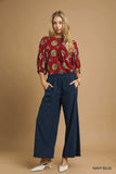 Umgee Wide-Leg Corduroy Pants - Trendsi - Flyclothing LLC