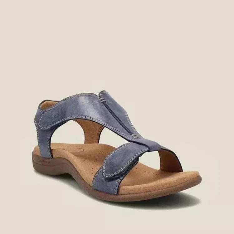 Open Toe Flats Sandals - Trendsi - Flyclothing LLC