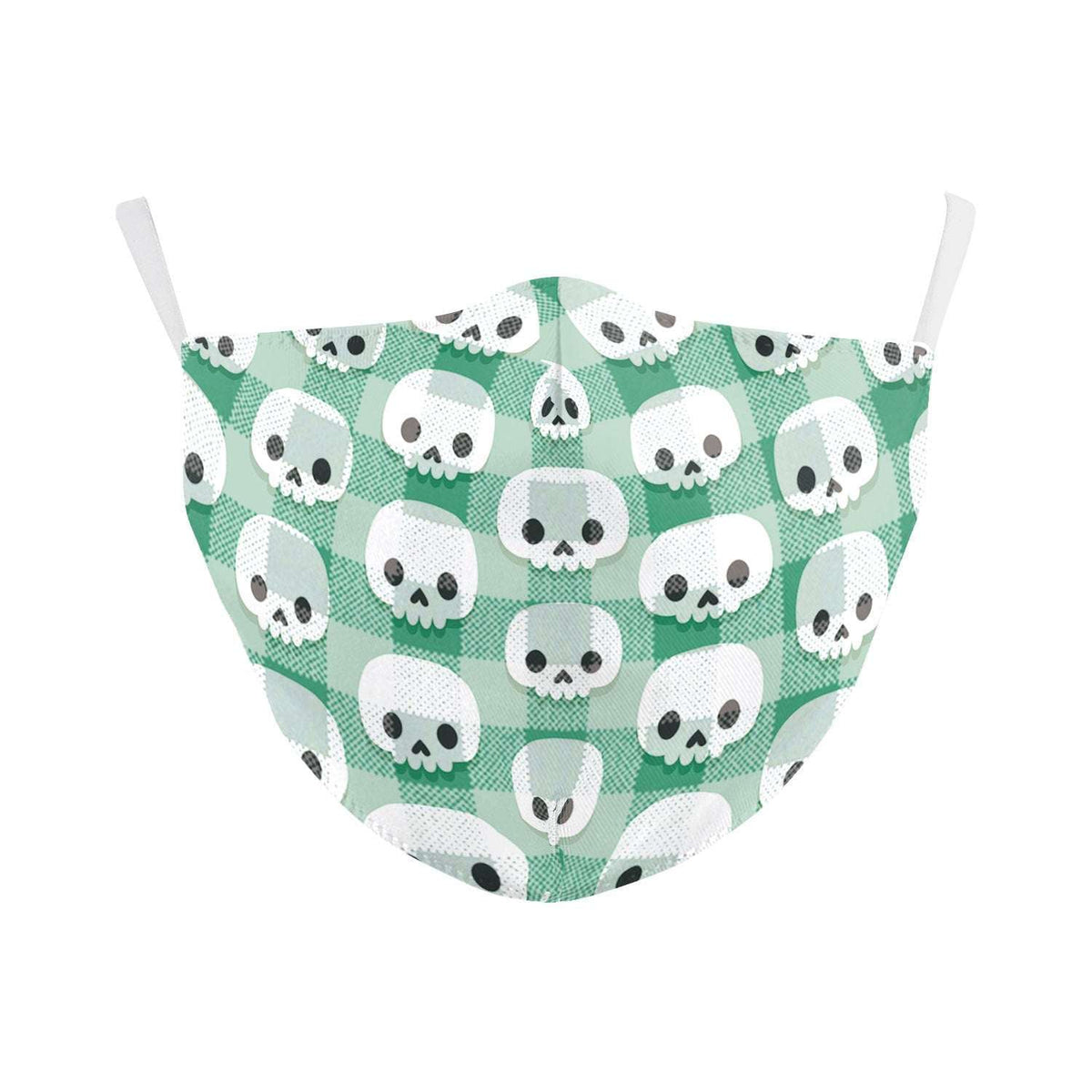 Digital Printing Halloween Skull Pumpkin Creative Design Double-layer Dustproof Mask - My Store - Flyclothing LLC