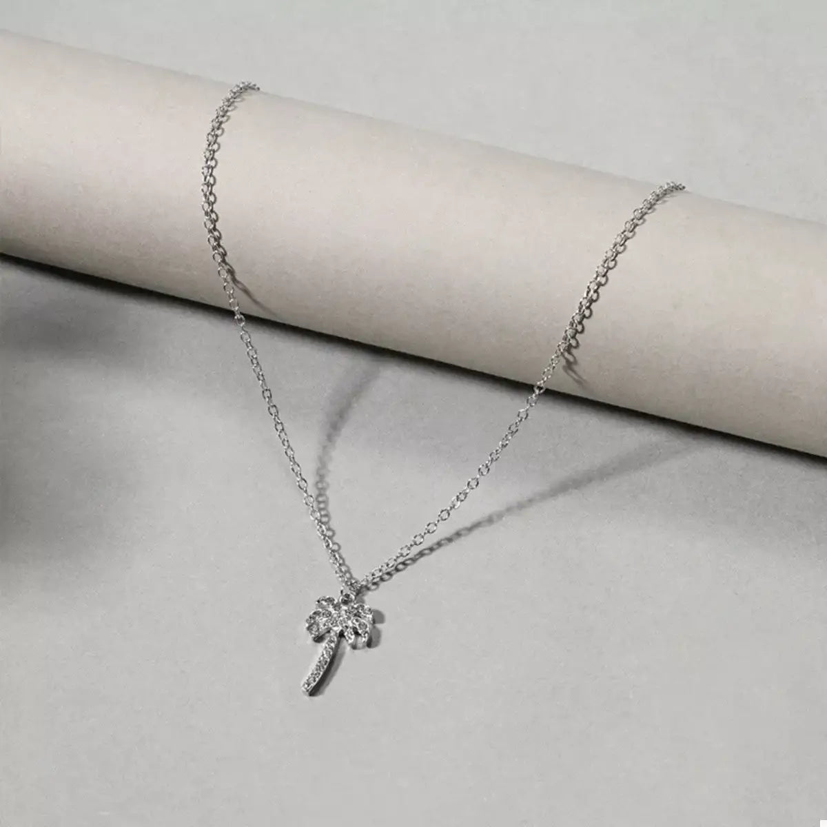 Palm Tree Pendant Necklace - Trendsi - Flyclothing LLC