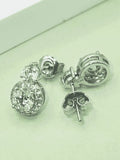 1 Carat Moissanite 925 Sterling Silver Earrings - Trendsi