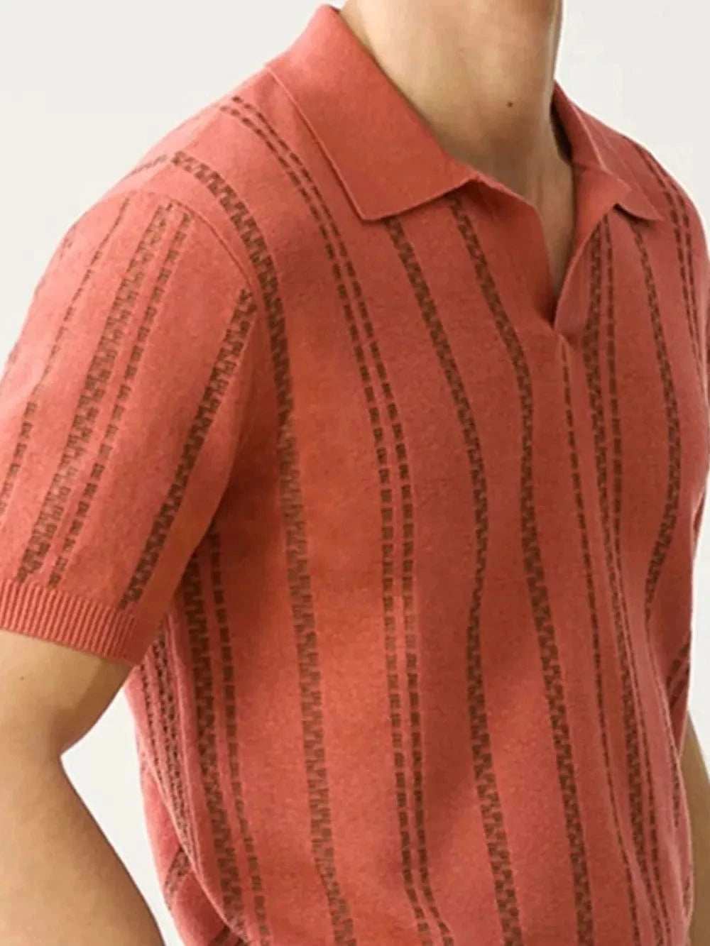 Men's Plus Size Collared Neck Short Sleeve Polo - Trendsi - Flyclothing LLC