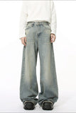 Wide Leg Jeans with Pockets - Trendsi