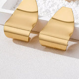 Alloy Geometric Earrings - Trendsi - Flyclothing LLC