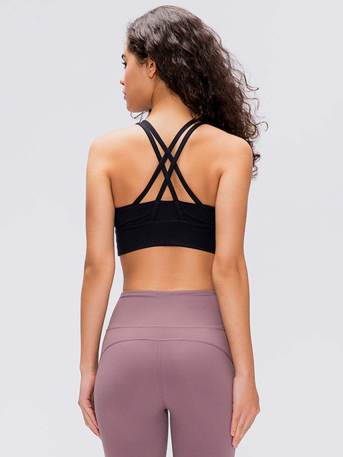 Crisscross Scoop Neck Active Tank - Trendsi - Flyclothing LLC