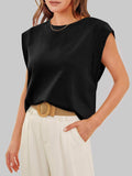 Florira Round Neck Cap Sleeve T-Shirt - Trendsi - Flyclothing LLC