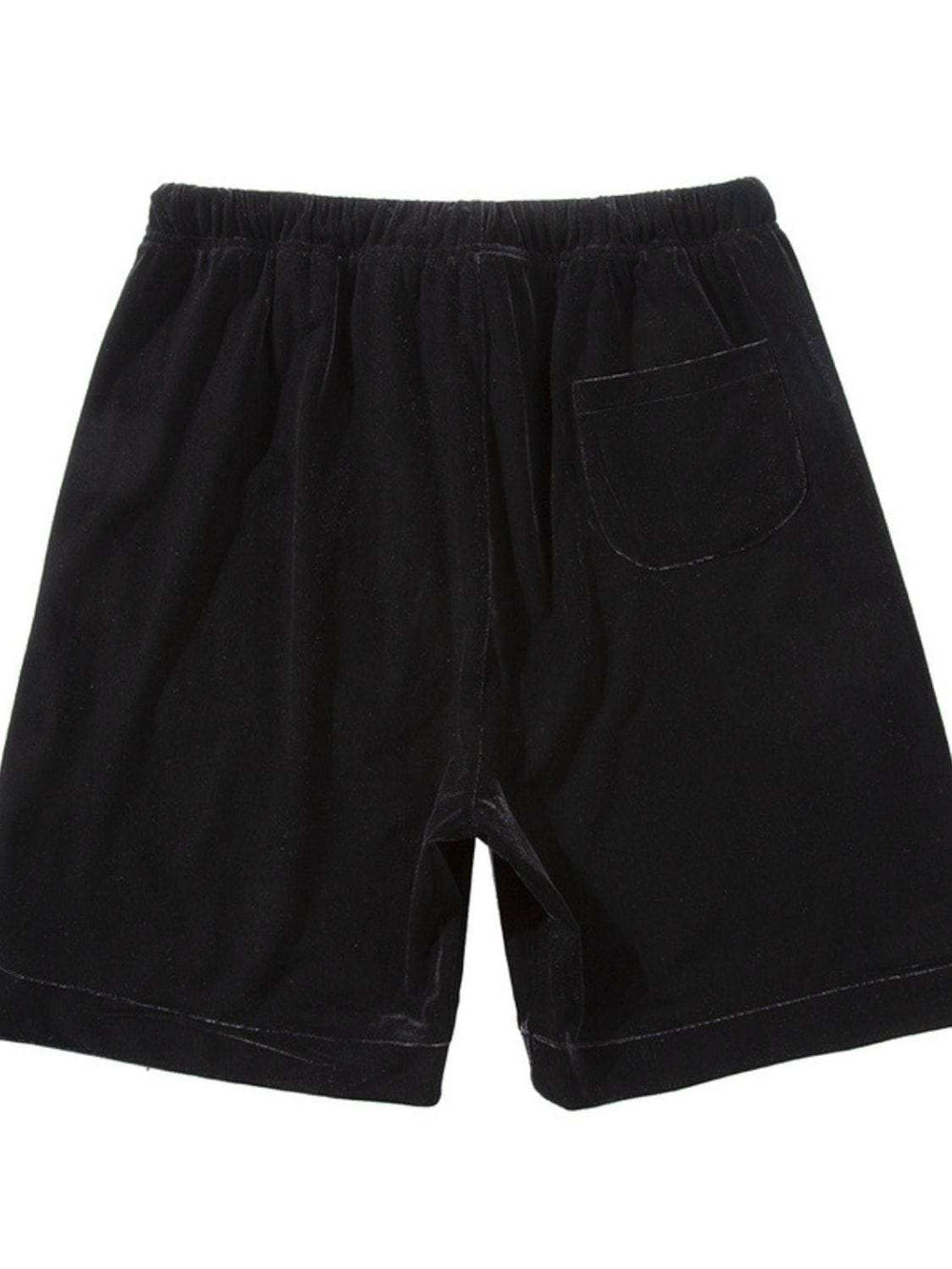 Men's Drawstring Pocketed Shorts with Zip - Trendsi - Flyclothing LLC