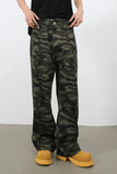 Men's Camouflage Jeans with Pockets - Trendsi