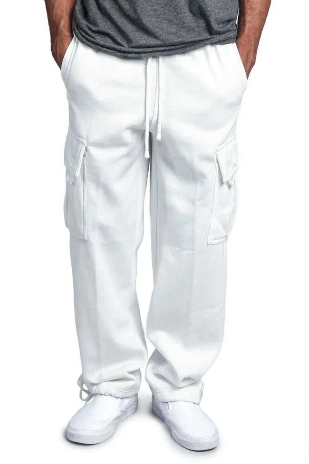 Men's Full Size Drawstring Pants Plus Size - Trendsi - Flyclothing LLC