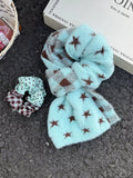 Star Plaid Plush Scarf - Trendsi - Flyclothing LLC