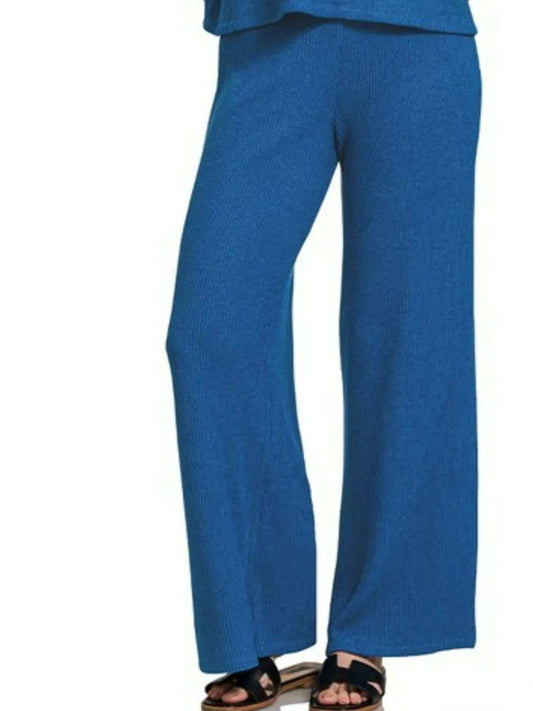 Zenana Sweater Boxy Top & Long Pants Set - Trendsi - Flyclothing LLC