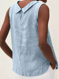 Full Size Round Neck Sleeveless Top - Trendsi