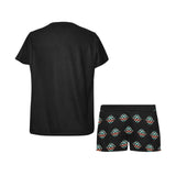 Baha Ranch Native Buffalo Women's Western Top and Short Pajama Set