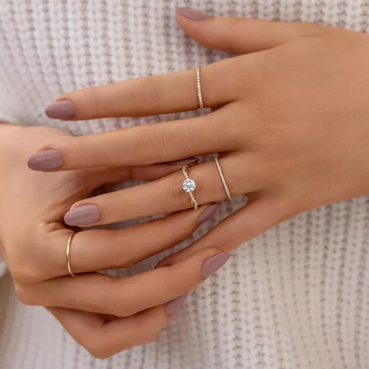 925 Sterling Silver Zircon Ring - Trendsi - Flyclothing LLC