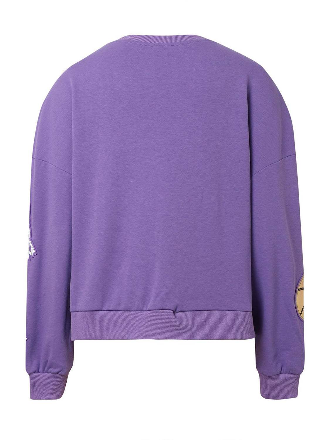 Basketball Round Neck Long Sleeve Sweatshirt - Trendsi - Flyclothing LLC