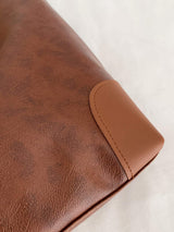 PU Leather Medium Tote Bag - Trendsi - Flyclothing LLC