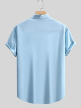 Men's Casual Short-Sleeve Shirt - Trendsi - Flyclothing LLC