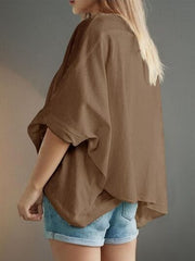 Lovelet Round Neck Half Sleeve T-Shirt - Trendsi