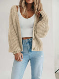 Button Up Long Sleeve Cardigan - Trendsi - Flyclothing LLC