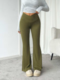 Devine Highly Stretchy Bootcut Pants - Trendsi - Flyclothing LLC