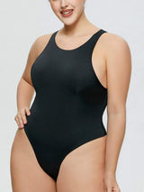 Full Size Round Neck Wide Strap Bodysuit - Trendsi - Flyclothing LLC